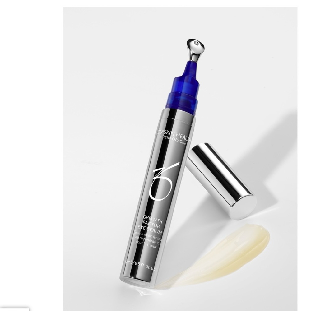 ZO Skin Health Growth Factor Eye Serum in Silver & Blue
